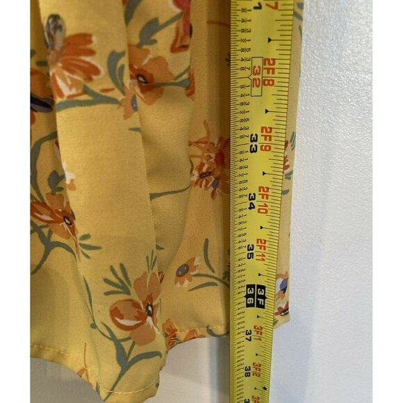 Lucy & Laurel Anthropologie Floral Cottage Core Spaghetti Strap Lined Su… - Picture 6 of 7